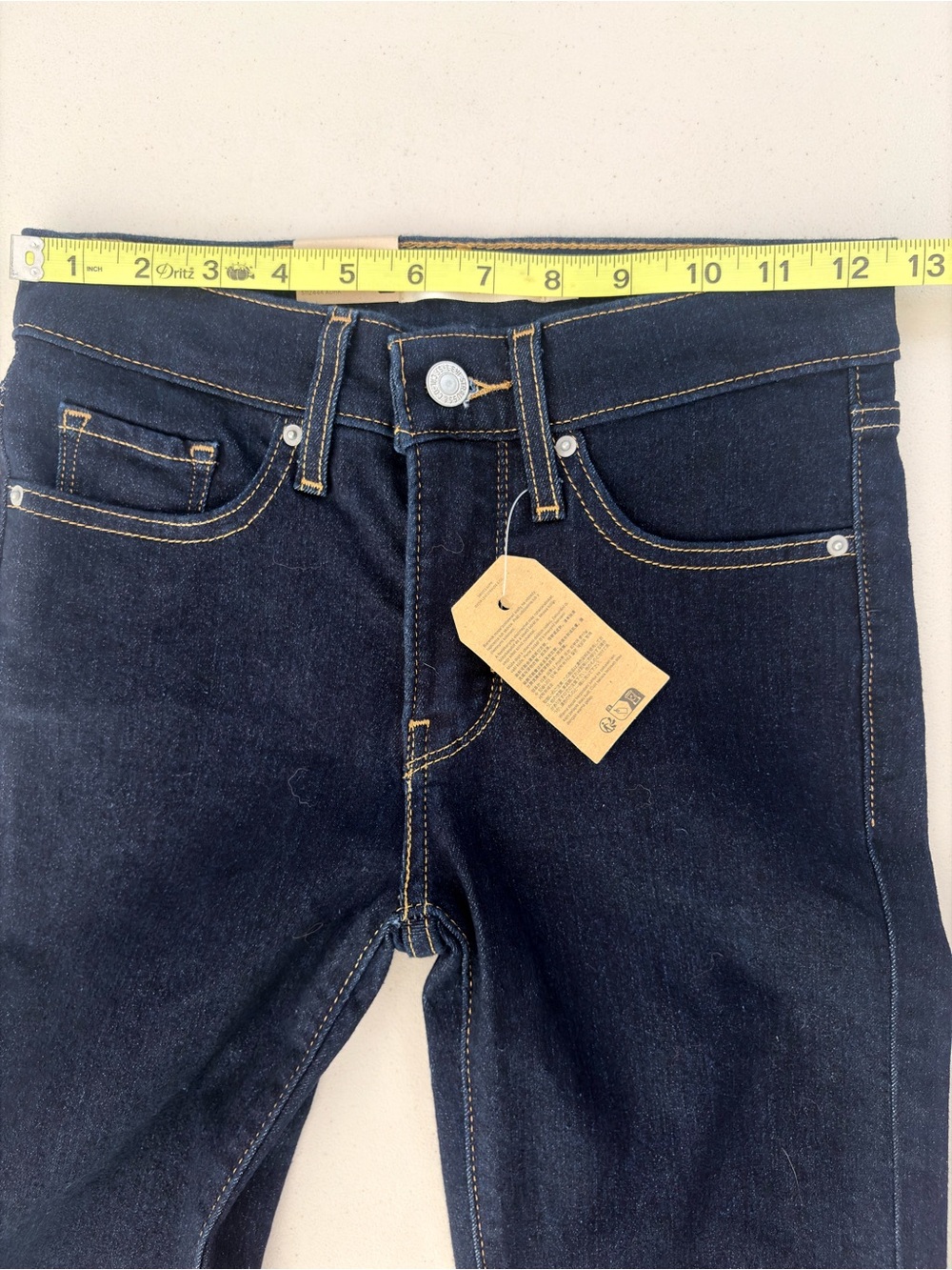Levi’s 314 Shaping Straight Jeans W24 L32 Slim Straight Size 24 - Picture 14 of 16